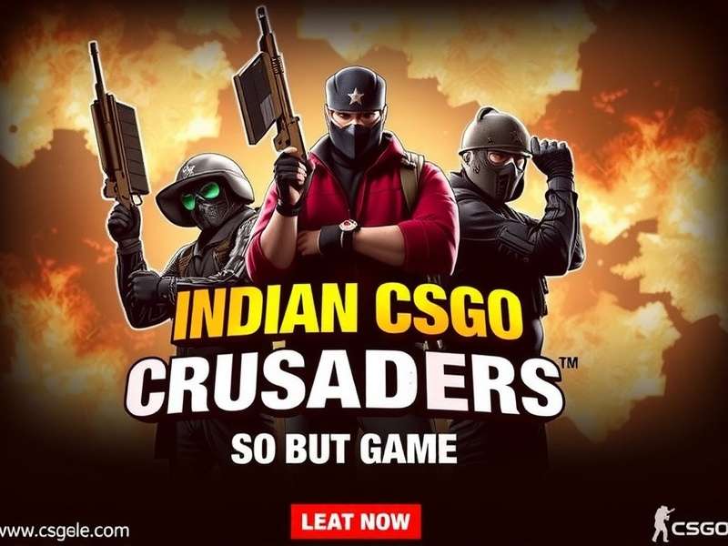 Indian CSGO Crusaders - The Indian FPS Revolution Indian CSGO Crusaders Game Banner
